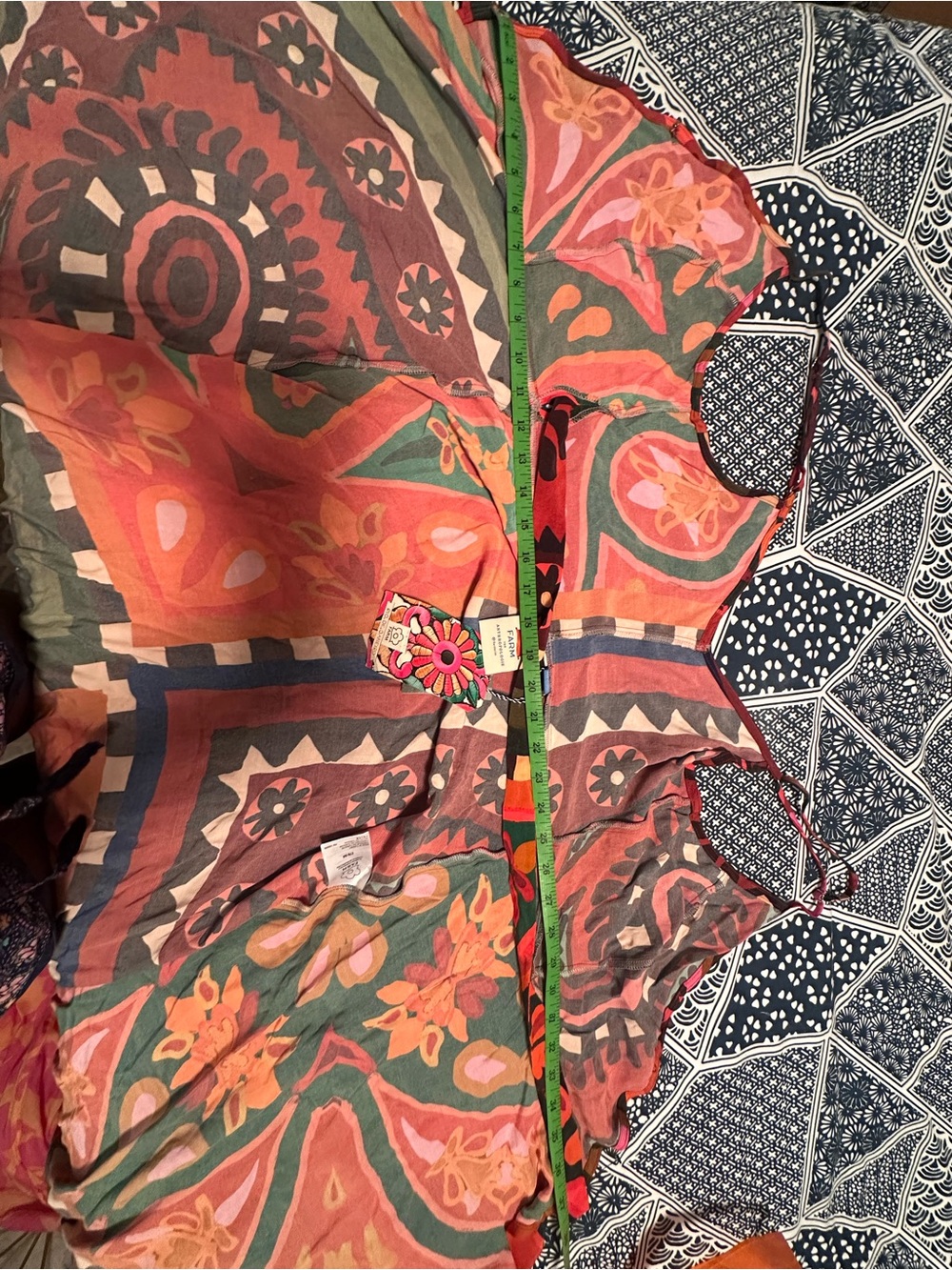 FARM Rio Multicolor Patterned Midi Dress - Picture 5 of 7
